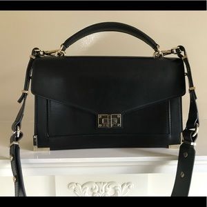 The Kooples Emily black leather purse
